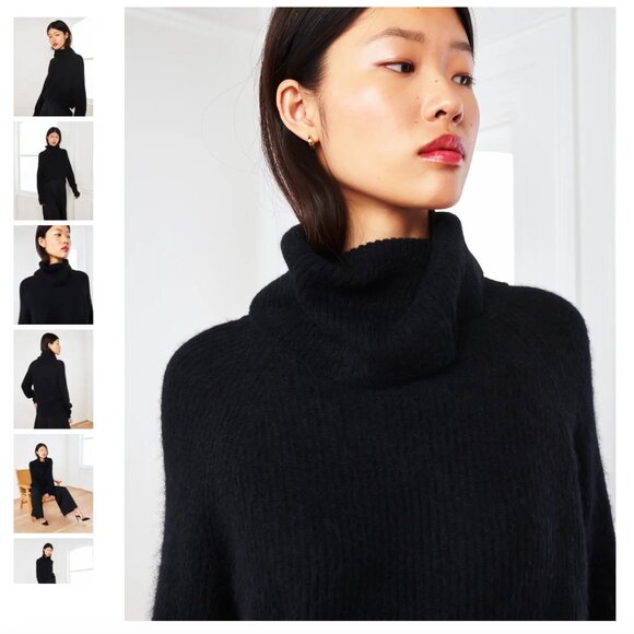 Quince Baby Alpaca-Wool Turtleneck - Large - Picture 3 of 5